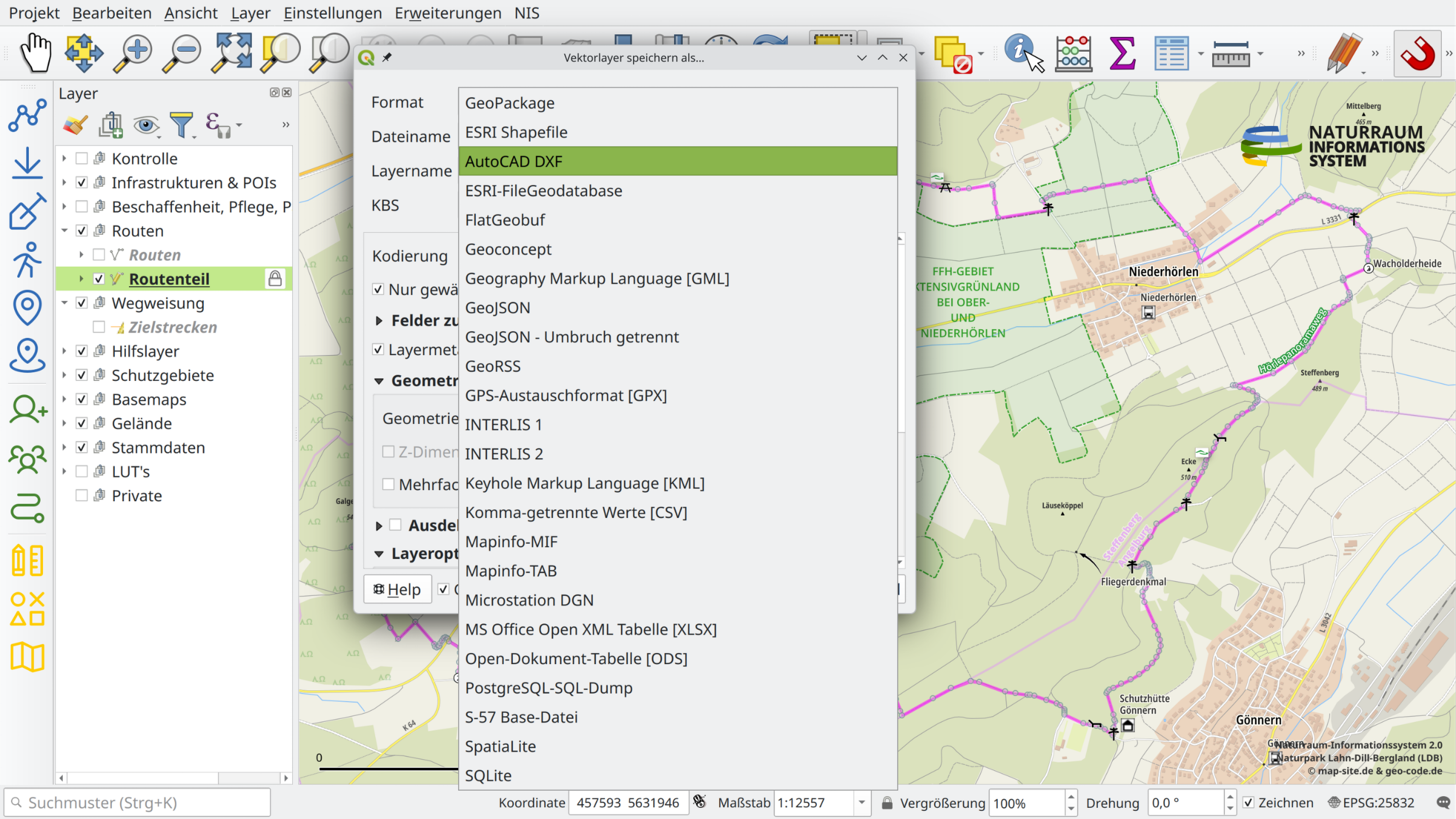 Datenimport und -export
